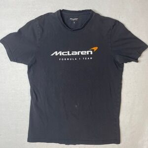 McLaren Formula 1 Team T Shirt Mens Size S Gray Logo‎ Graphic Tee